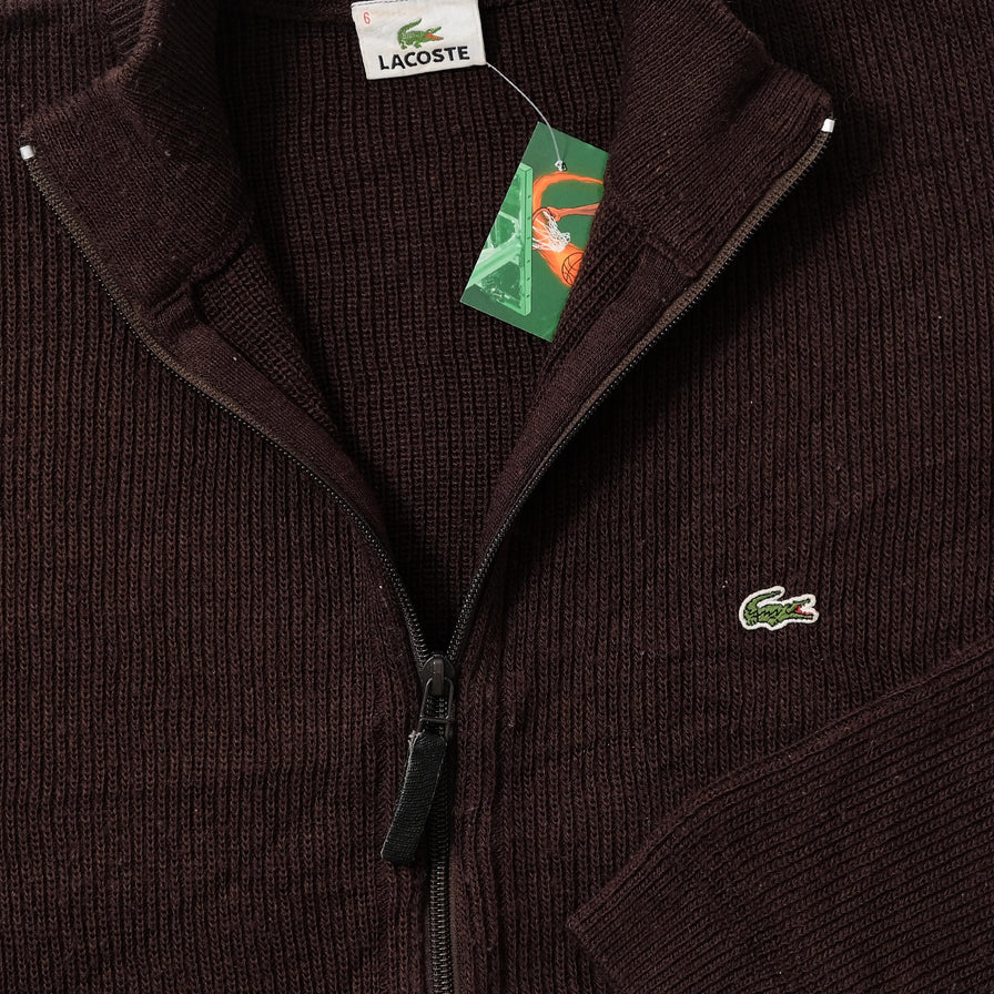 Vintage Lacoste Knit Jacket Large 