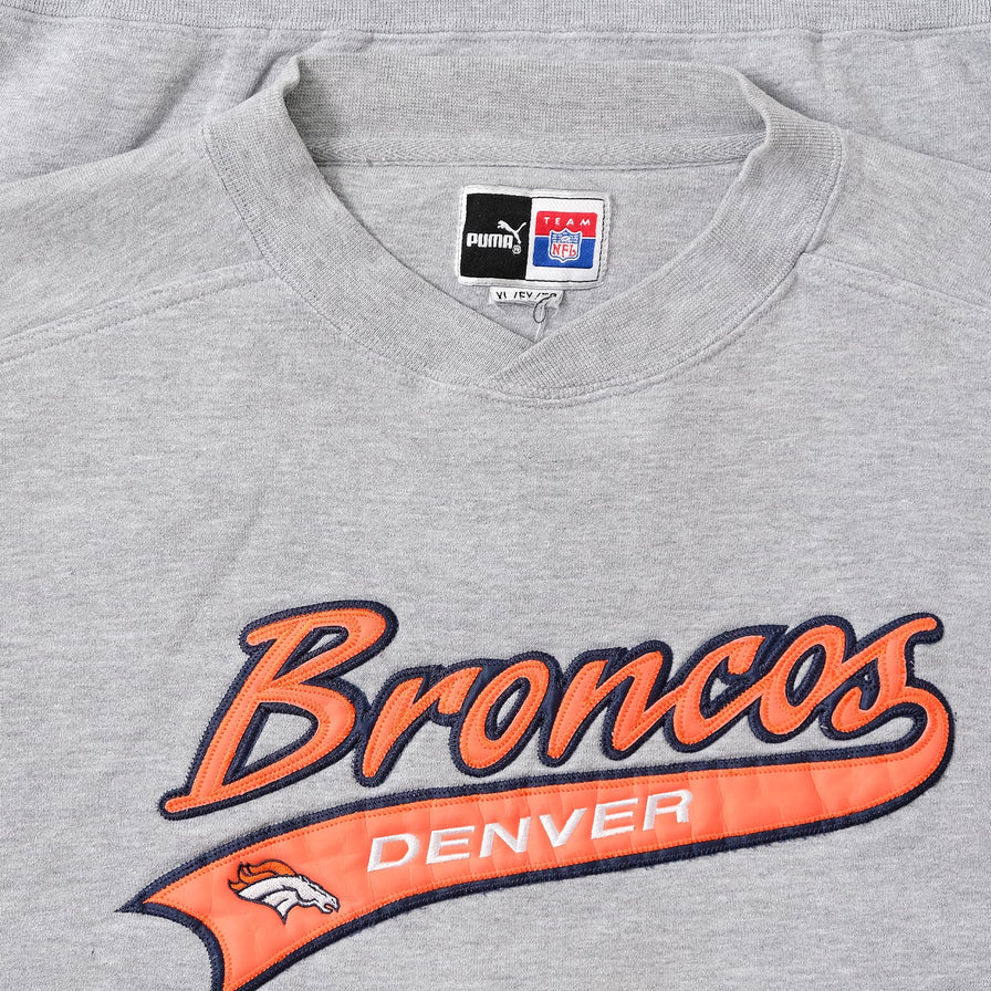Vintage Puma Denver Broncos Sweater XLarge 