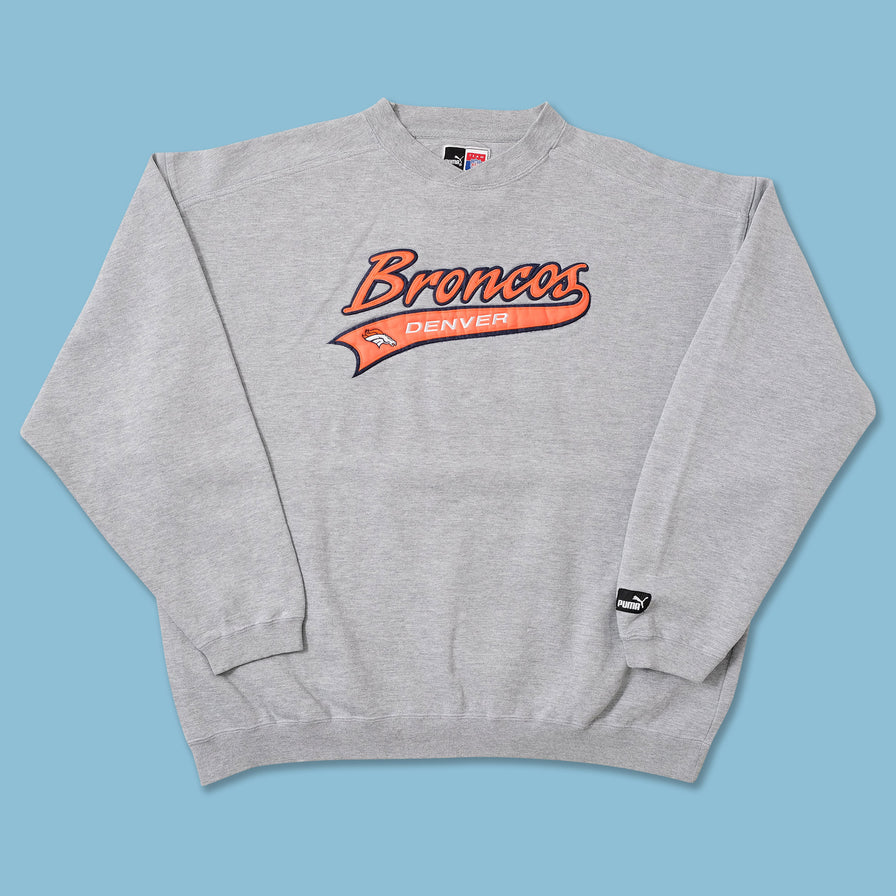 Vintage Puma Denver Broncos Sweater XLarge 