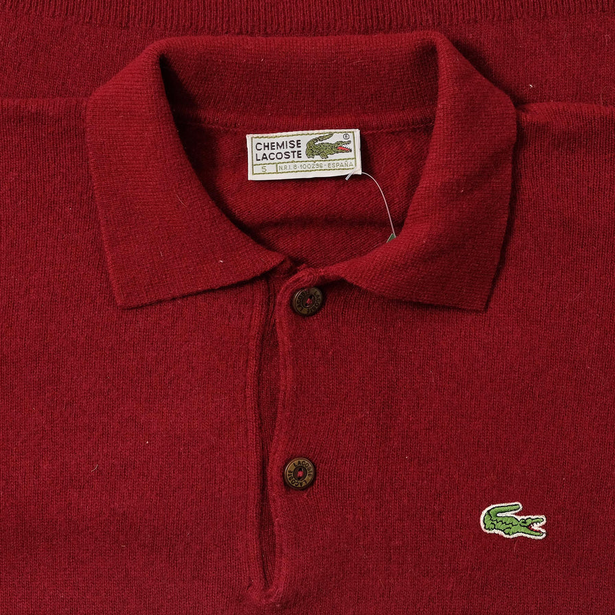 Vintage Lacoste Knit Sweater Medium 