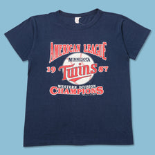 Vintage 1987 Minnesota Twins T-Shirt Medium 