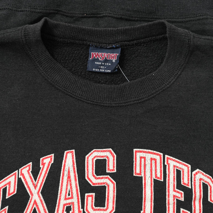 Vintage Red Raiders Sweater Large 