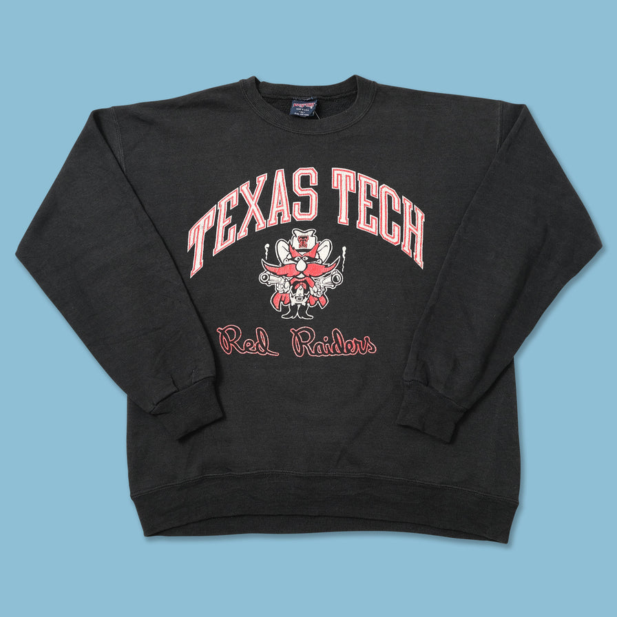 Vintage Red Raiders Sweater Large 