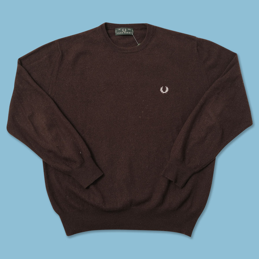 Vintage Fred Perry Knit Sweater Large 