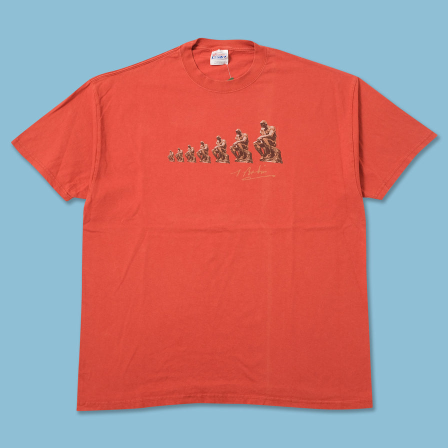 Vintage The Thinker Rodin T-Shirt XLarge 