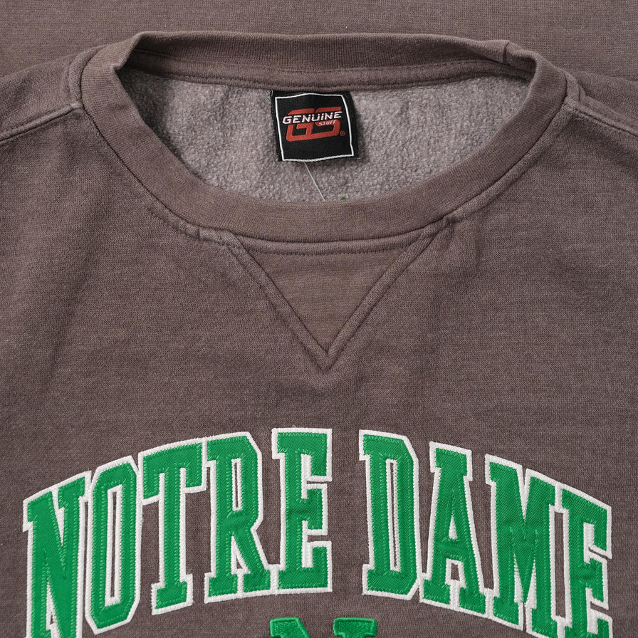 Vintage Notre Dame Sweater Medium 