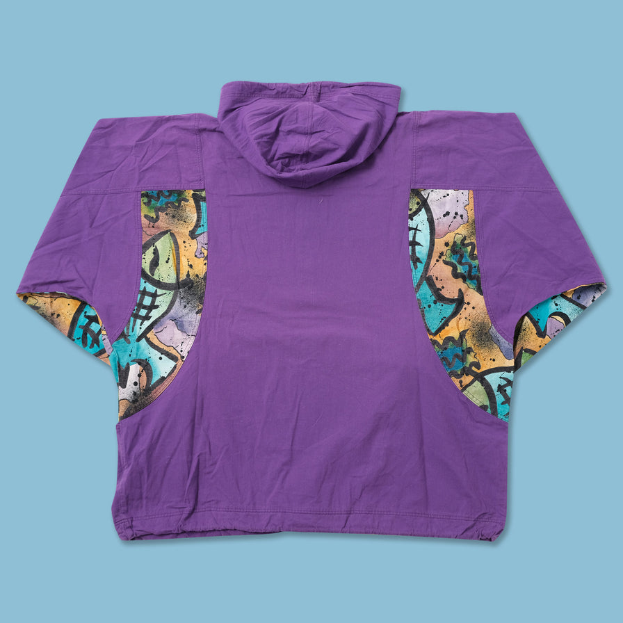 Vintage Pattern Windbreaker Large 