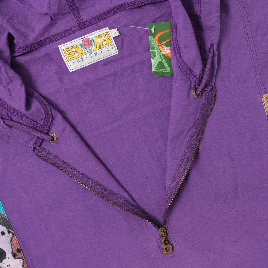 Vintage Pattern Windbreaker Large 