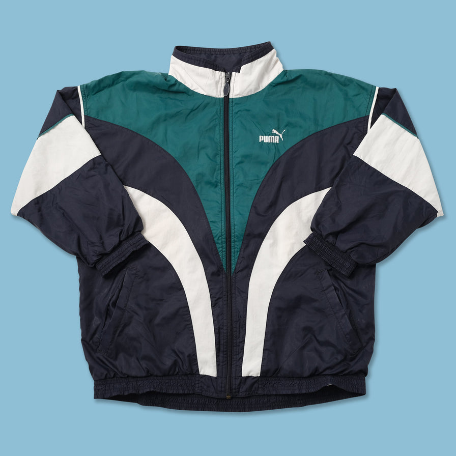 Vintage Women's Puma Track Jacket Large 