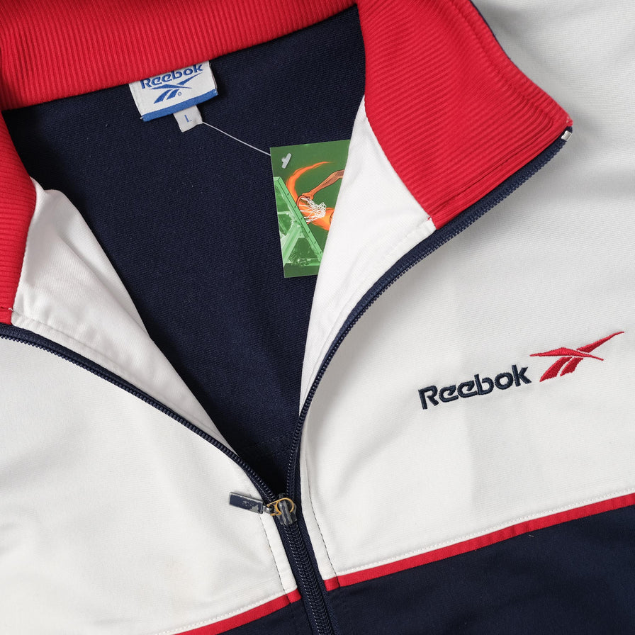 Vintage Reebok Track Jacket Large 