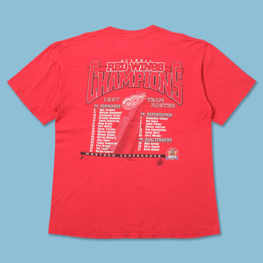 Vintage 1997 Red Wings T-Shirt Large 