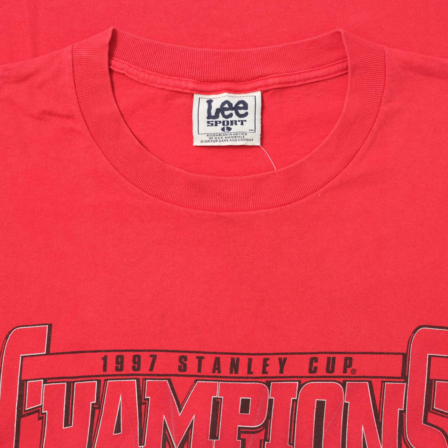 Vintage 1997 Red Wings T-Shirt Large 