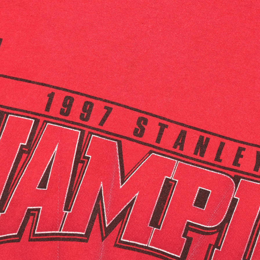 Vintage 1997 Red Wings T-Shirt Large 