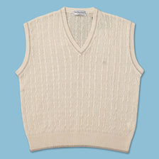 Vintage Burberry Knit Vest Medium 