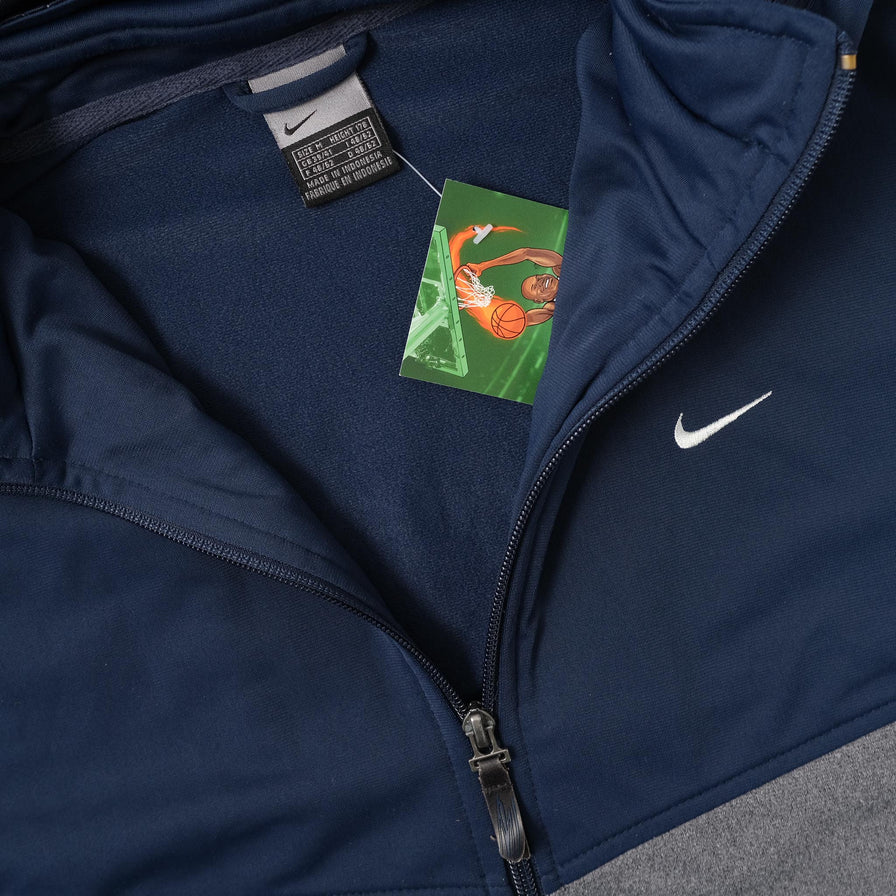 Vintage Nike Hooded Track Jacket Medium 