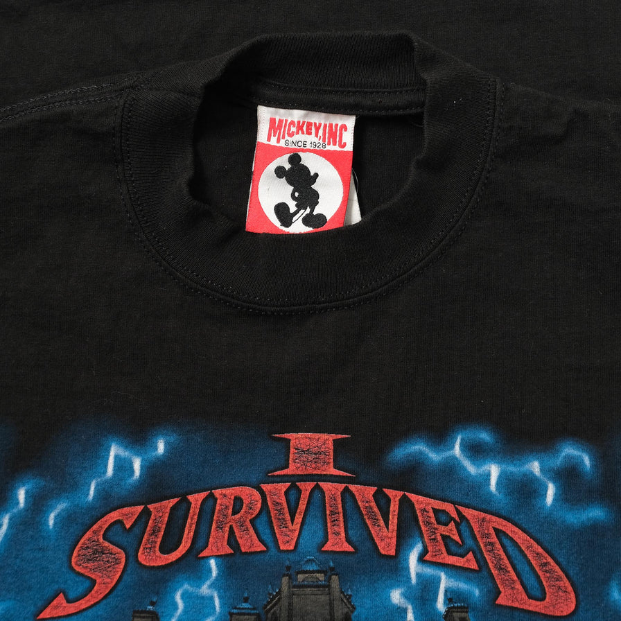 Vintage Disney The Hollywood Tower T-Shirt Medium 