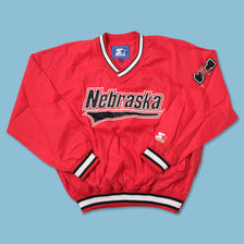 Vintage Starter Nebraska Huskers Windbreaker Large 