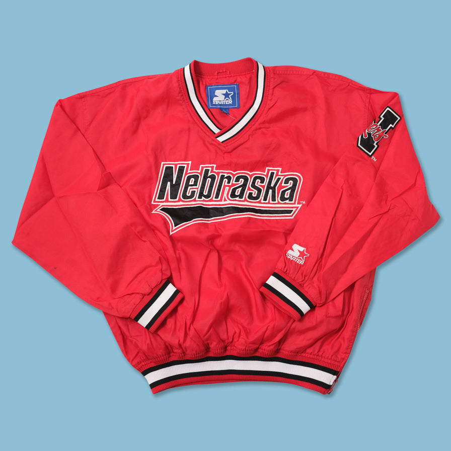 Vintage Starter Nebraska Huskers Windbreaker Large 