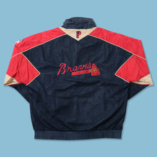 Vintage Pro Player Atlanta Braves Track Jacket Medium 