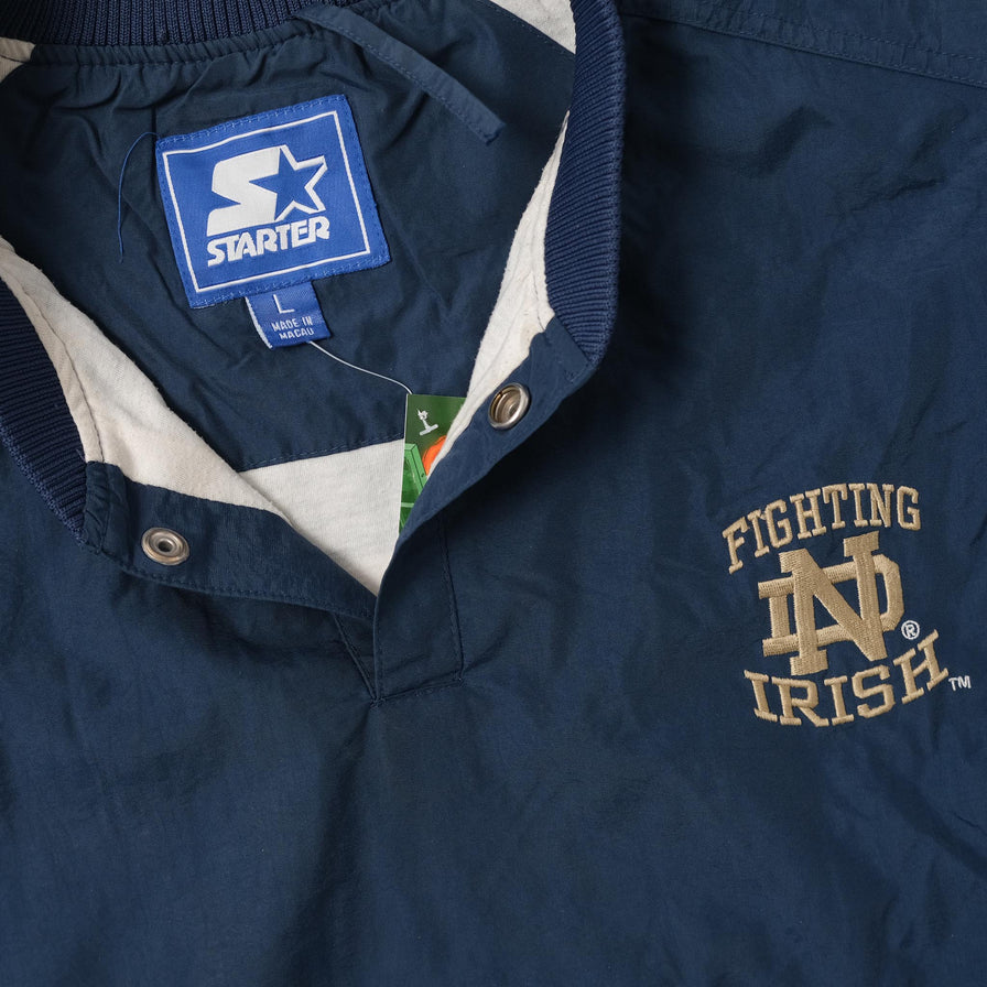 Vintage Starter Notre Dame Windbreaker Large 