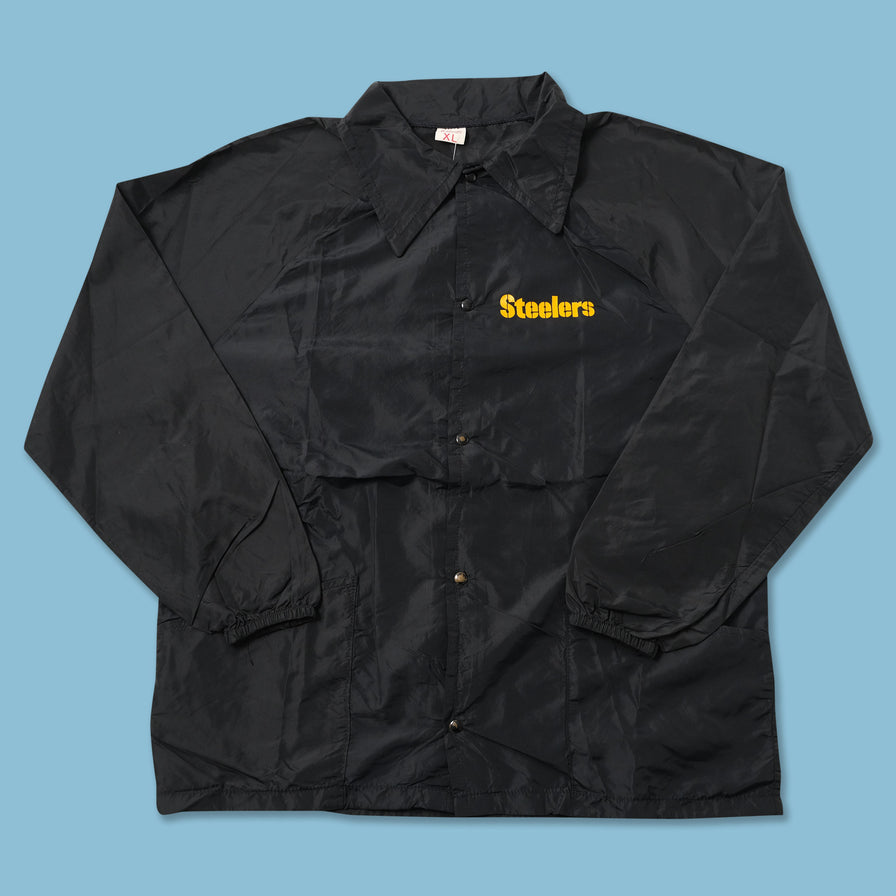 Vintage Pittsburgh Steelers Coach Jacket XLarge 