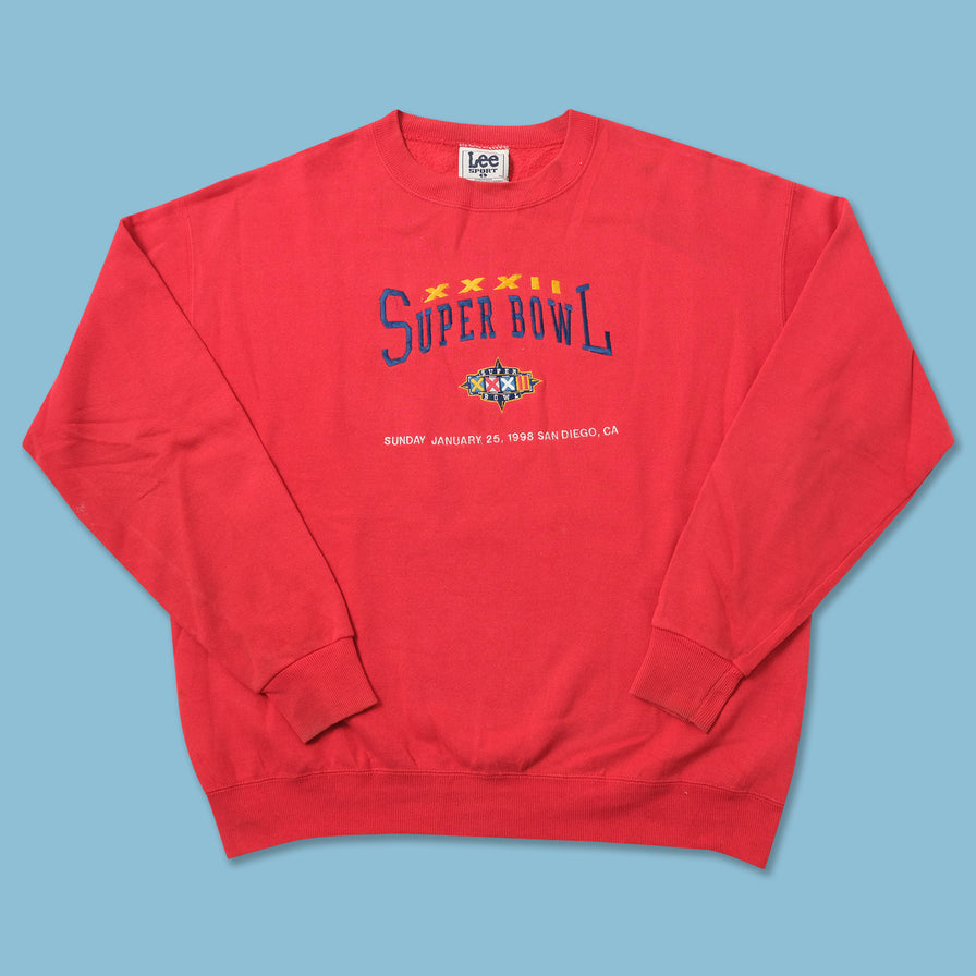 Vintage 1998 Super Bowl Sweater Large 