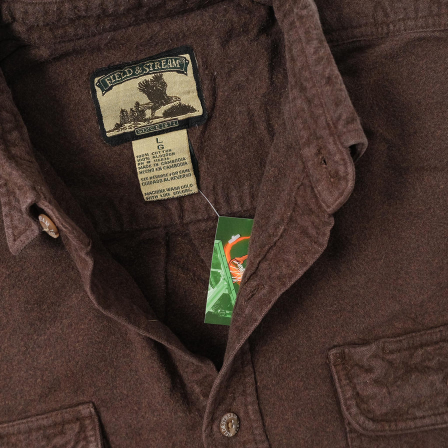 Field & Stream Flannell Shirt Large 