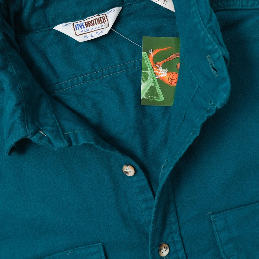 Vintage Five Brother Flannell Shirt Medium 