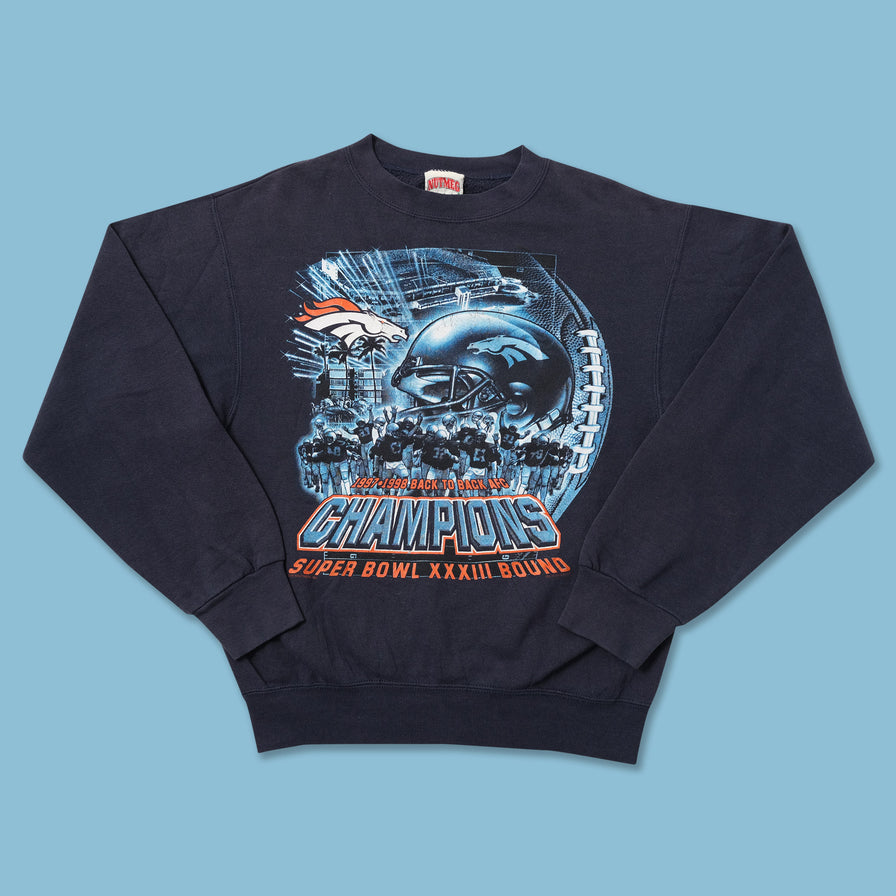 Vintage 1998 Denver Broncos Women's Sweater Small 