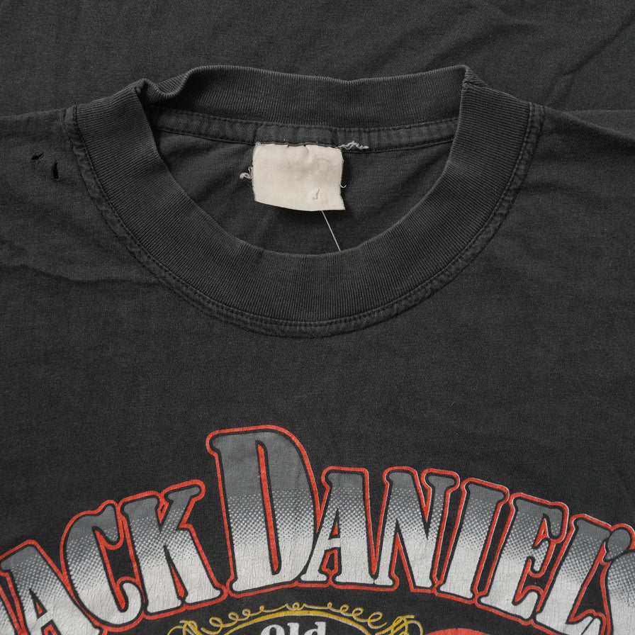 Vintage Jack Daniels T Shirt Small Double Double Vintage