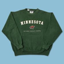 Vintage Minnesota Wild Sweater Medium 