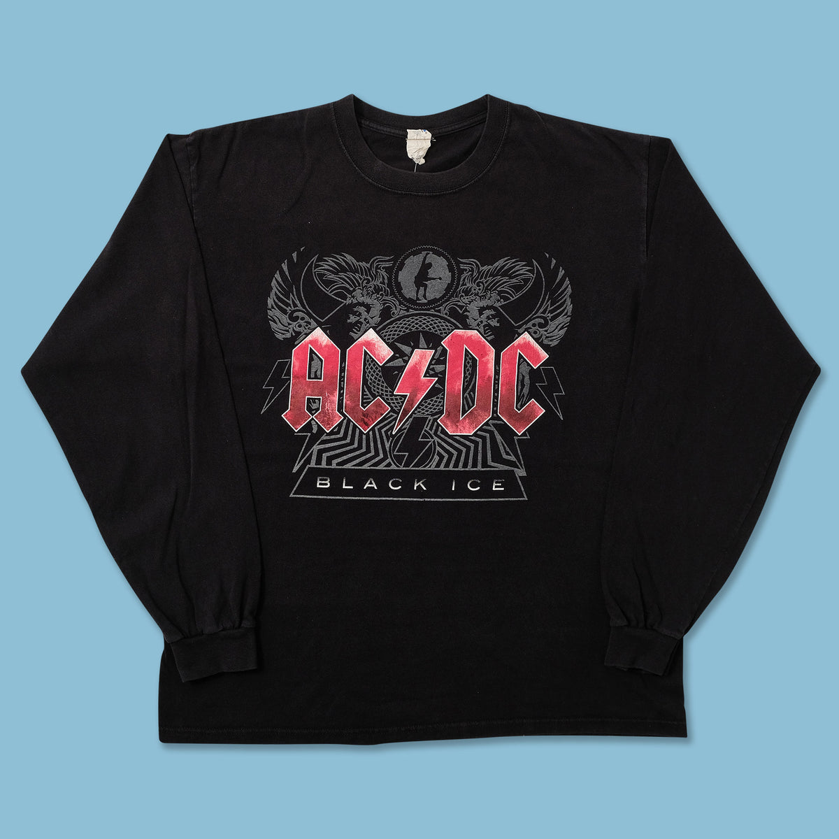 ACDC Black Ice Longsleeve Large | Double Double Vintage