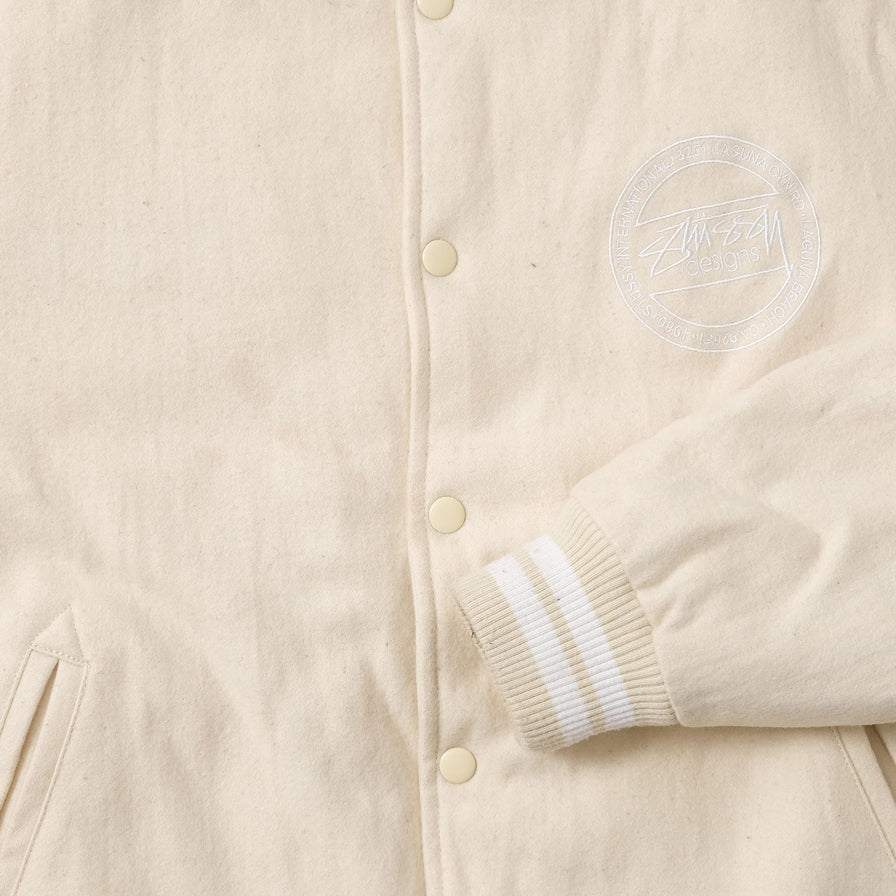 Stussy Wool Varsity Jacket Large 