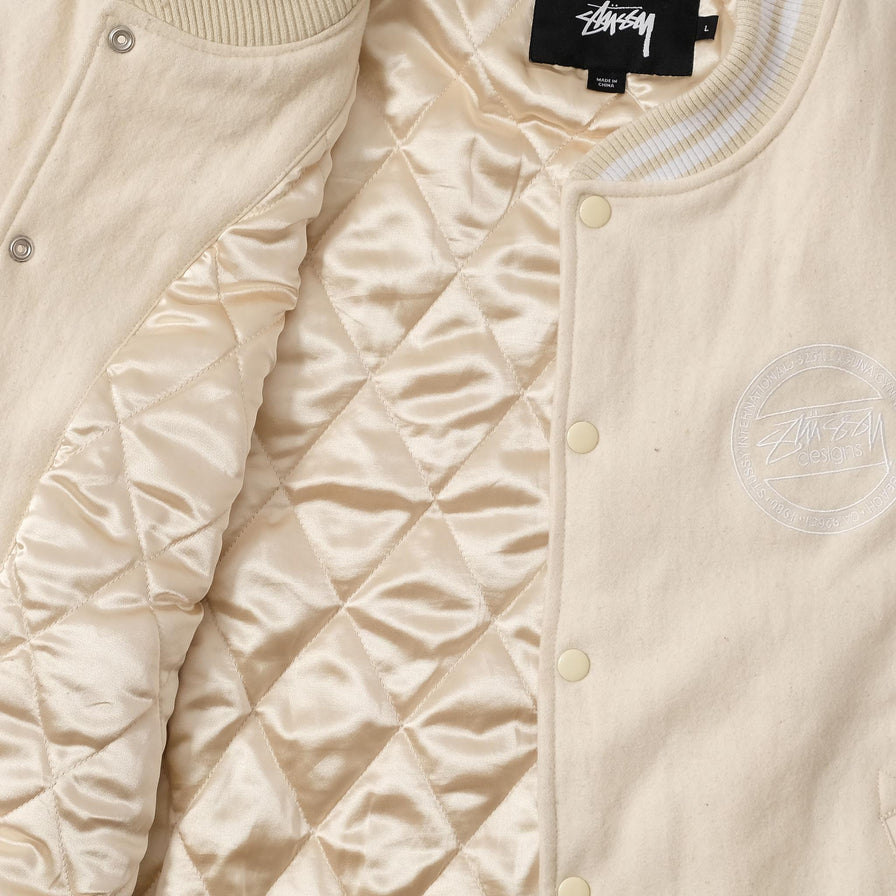 Stussy Wool Varsity Jacket Large 