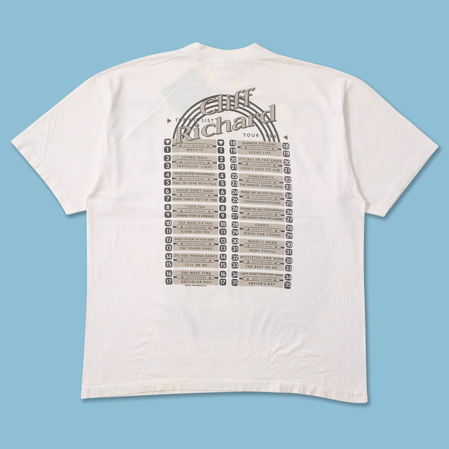 1994 Cliff Richard Tour T-Shirt Large 