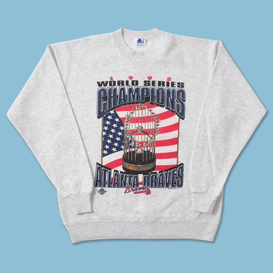 Women's 1995 Starter Atlanta Braves Sweater Medium 