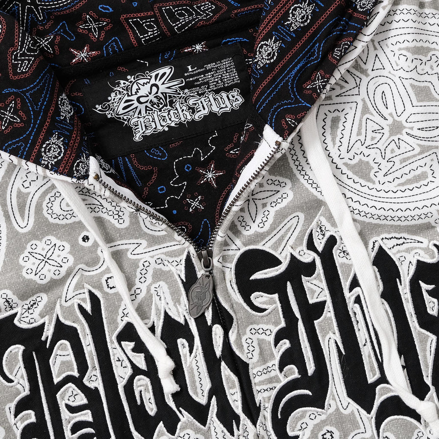 Vintage DS Black Flys Zip Hoody 