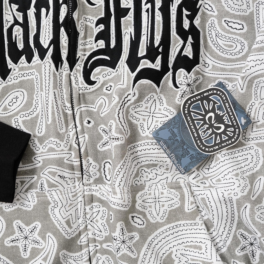 Vintage DS Black Flys Zip Hoody 