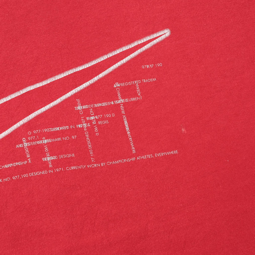 Vintage Nike Swoosh T-Shirt Large 