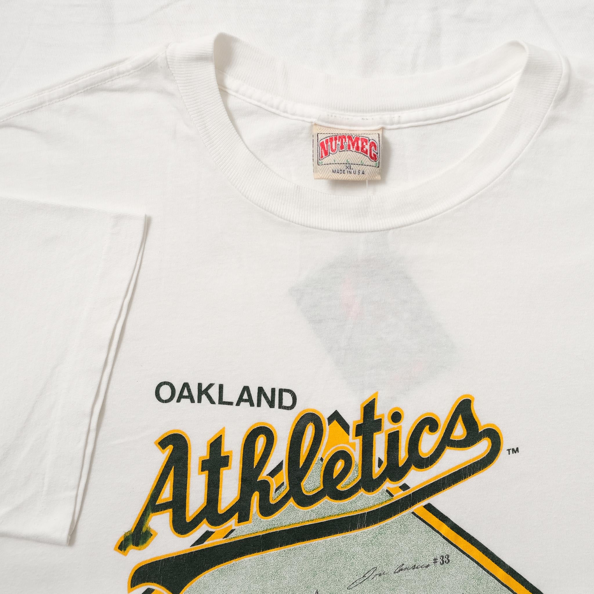 Oakland athletics vintage t hot sale shirt