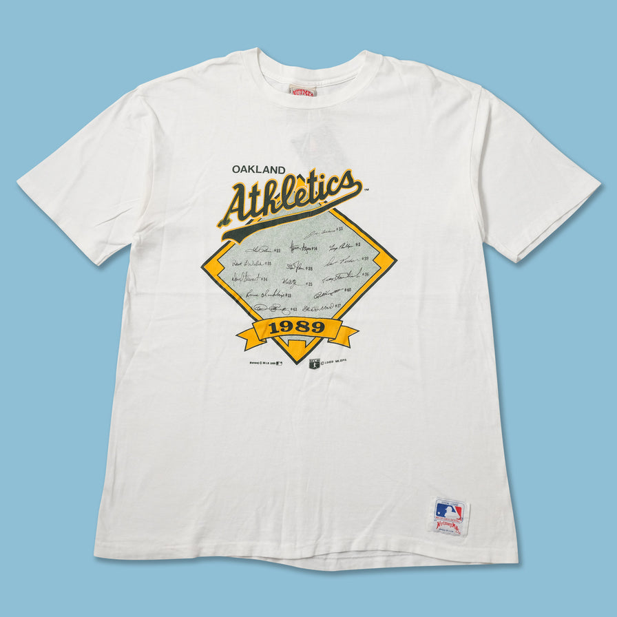Vintage 1989 Oakland Athletics T-Shirt XLarge 