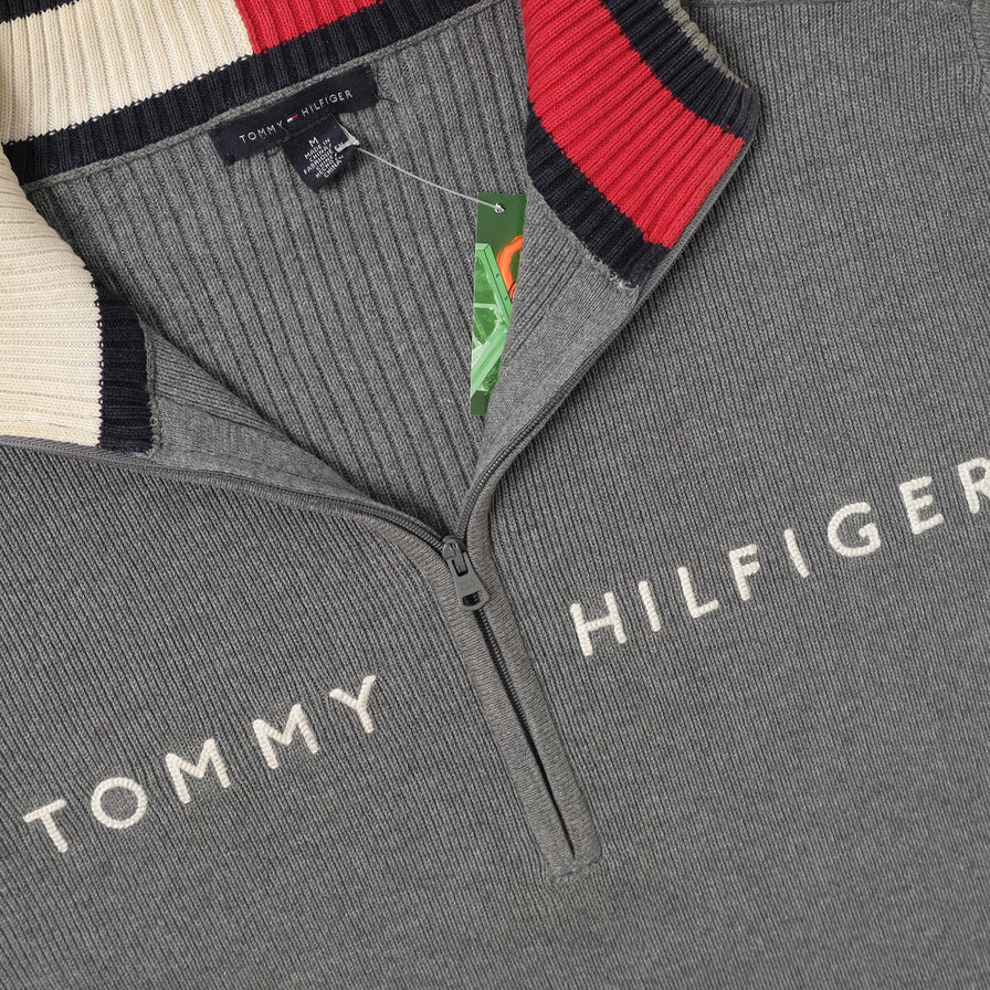 Vintage Tommy Hilfiger Women’s Half Zip Sweater Medium 