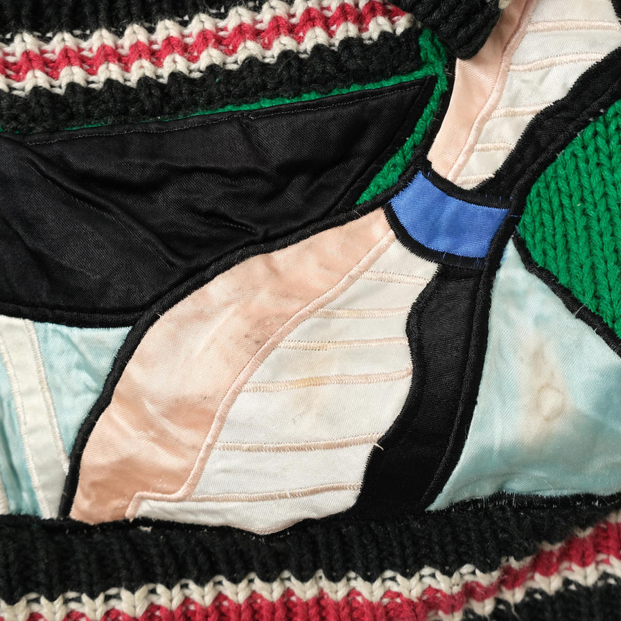 Vintage Bowling Cardigan Medium 