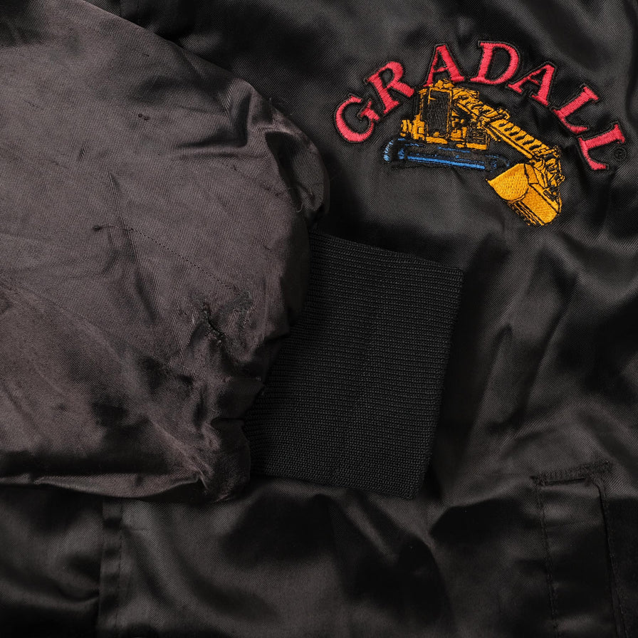 Vintage Satin College Jacket Medium 