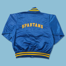 Vintage Satin College Jacket Large