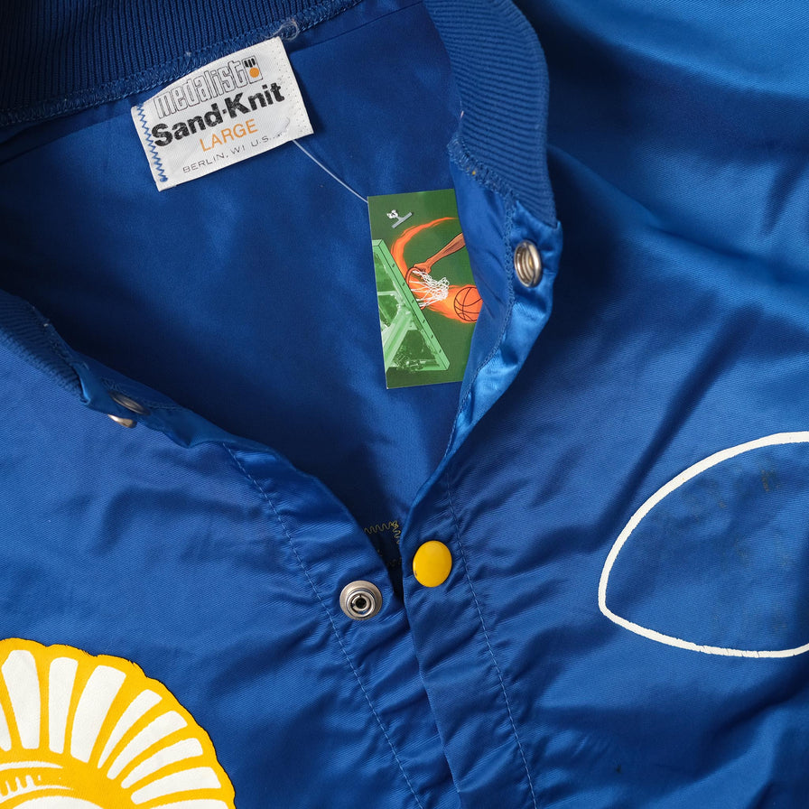 Vintage Satin College Jacket Large 