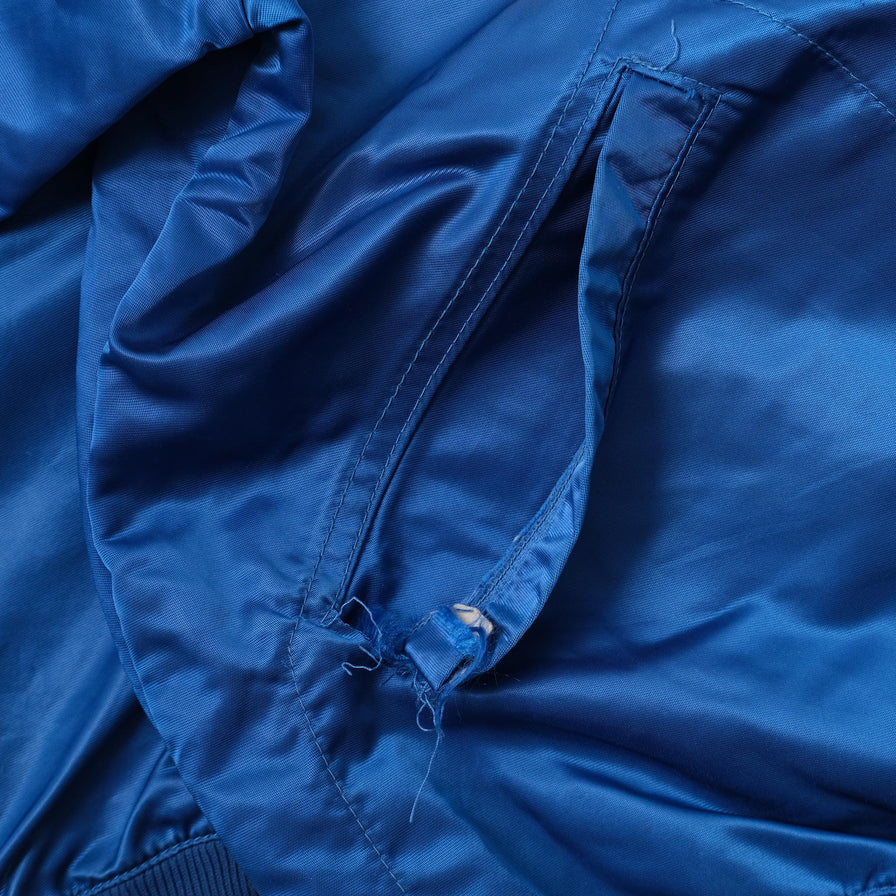 Vintage Satin College Jacket Large 