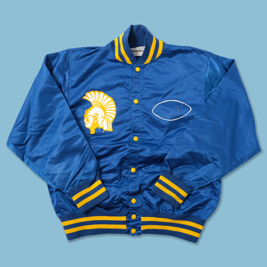 Vintage Satin College Jacket Large 