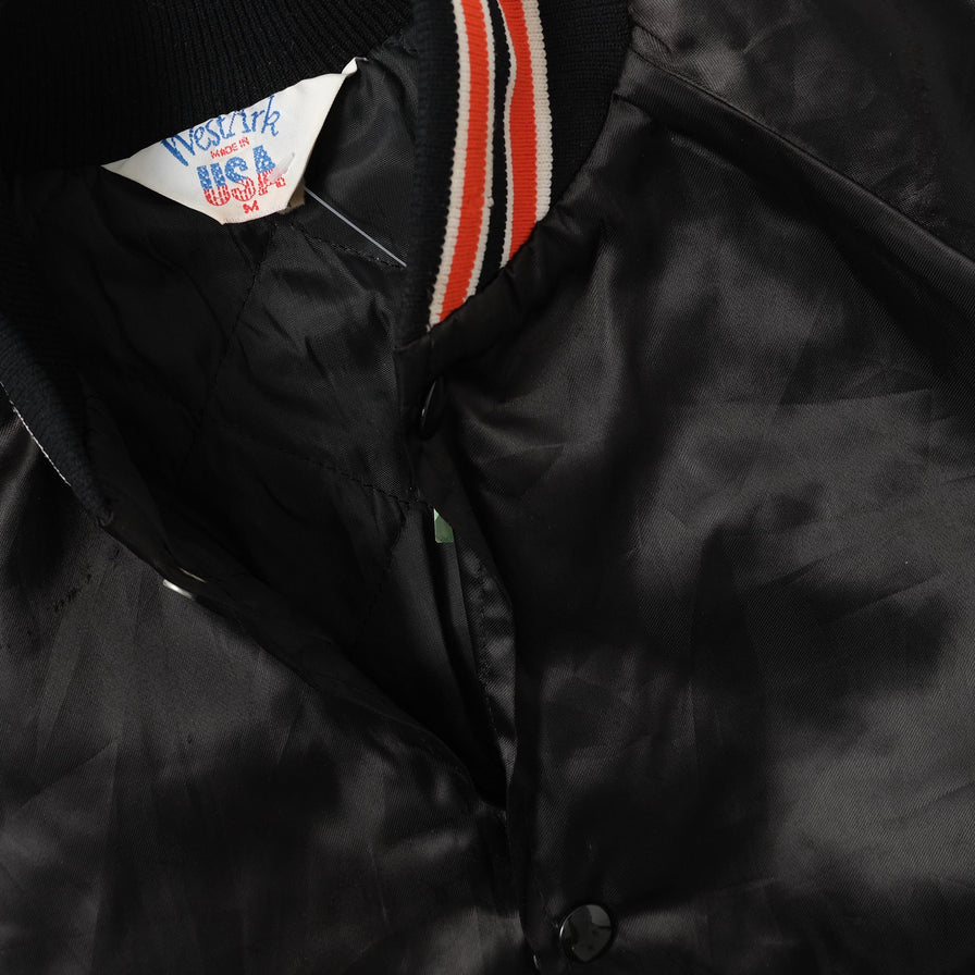 Vintage Satin College Jacket Medium 