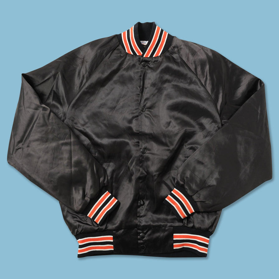 Vintage Satin College Jacket Medium 